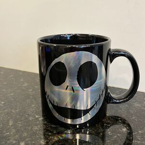 DISNEY / Nightmare Before Christmas Iridescent Jack Skellington Head Mug